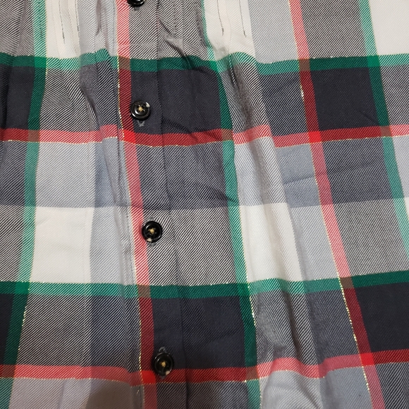 Matilda Jane " Coming to Town" Plaid Christmas dress - Picture 6 of 7